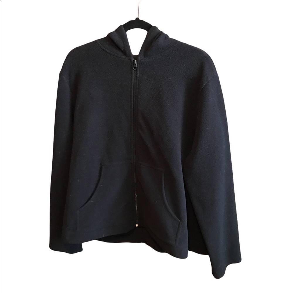 🎉3 for $15🎉 BW Sport XL black fleece zip hoodie